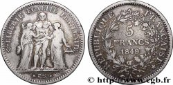 5 francs Hercule, IIe République 1849 Paris F.326/5
