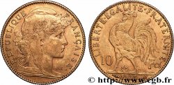 10 francs or Coq 1909 Paris F.509/10
