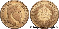 10 francs or Napoléon III, tête laurée, type définitif à grand 10 1862 Paris F.507A/1