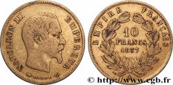 10 francs or Napoléon III, tête nue 1857 Paris F.506/4