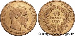 10 francs or Napoléon III, tête nue 1857 Paris F.506/4