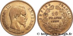 10 francs or Napoléon III, tête nue, grand module 1858 Paris F.506/5