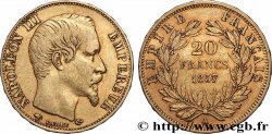 20 francs or Napoléon III, tête nue 1857 Paris F.531/12