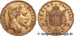 20 francs or Napoléon III, tête laurée 1869 Paris F.532/20