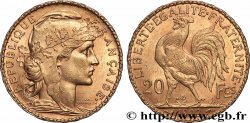 20 francs or Coq, Dieu protège la France 1902 Paris F.534/7