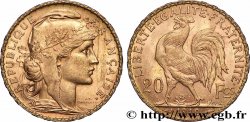 20 francs or Coq, Liberté Égalité Fraternité 1910 Paris F.535/4