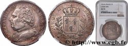 5 francs Louis XVIII, buste habillé 1814 Paris F.308/1