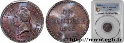 Un centime Dupré, IIe République 1848 Paris F.101/1