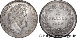 5 francs IIe type Domard 1834 Lyon F.324/32