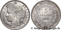 5 francs Cérès, IIe République 1851 Paris F.327/7