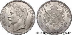 5 francs Napoléon III, tête laurée 1868 Strasbourg F.331/13
