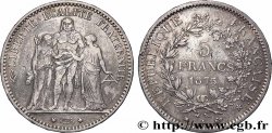 5 francs Hercule, petit A 1875 Paris F.334/15
