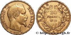 20 francs or Napoléon III, tête nue 1853 Paris F.531/1