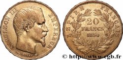 20 francs or Napoléon III, tête nue 1854 Paris F.531/2
