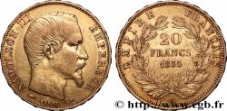 20 francs or Napoléon III, tête nue 1855 Paris F.531/4