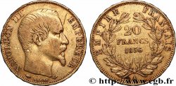 20 francs or Napoléon III, tête nue 1856 Paris F.531/9