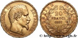 20 francs or Napoléon III, tête nue 1857 Paris F.531/12