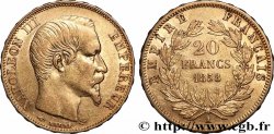 20 francs or Napoléon III, tête nue 1858 Paris F.531/13
