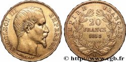 20 francs or Napoléon III, tête nue 1858 Paris F.531/13