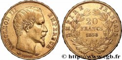 20 francs or Napoléon III, tête nue 1858 Paris F.531/13