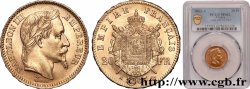 20 francs or Napoléon III, tête laurée 1863 Paris F.532/6