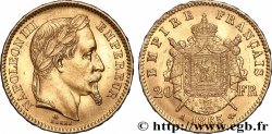 20 francs or Napoléon III, tête laurée 1865 Paris F.532/11
