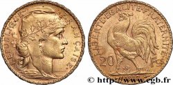 20 francs or Coq, Liberté Égalité Fraternité 1912 Paris F.535/6