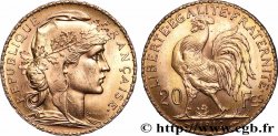 20 francs or Coq, Liberté Égalité Fraternité 1912 Paris F.535/6