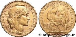 20 francs or Coq, Liberté Égalité Fraternité 1912 Paris F.535/6