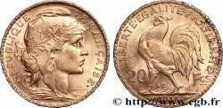 20 francs or Coq, Liberté Égalité Fraternité 1913 Paris F.535/7