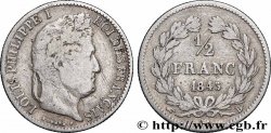 1/2 franc Louis-Philippe 1845 Rouen F.182/109