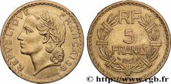 5 francs Lavrillier, bronze-aluminium 1945 Castelsarrasin F.337/6