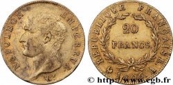 20 francs Napoléon tête nue, calendrier grégorien 1806 Paris F.513/1