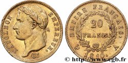 20 francs or Napoléon tête laurée, Empire français 1810 Paris F.516/8