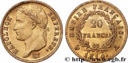 20 francs or Napoléon, tête laurée, Empire français 1814 Paris F.516/39