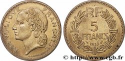 Essai de 5 francs Lavrillier, bronze-aluminium 1939 Paris F.337/2