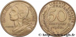 50 centimes Marianne, col à 4 plis 1962 Paris F.197/3