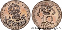 Essai de 10 francs Conquête de l’Espace, tranche A 1983 Pessac F.367/1 SUP+ 