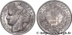 50 centimes Cérès, IIIe République 1872 Paris F.189/3 TTB+ 