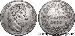 5 francs IIe type Domard 1833 Lille F.324/28