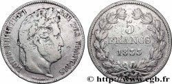 5 francs IIe type Domard 1833 Lille F.324/28