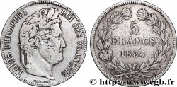 5 francs IIe type Domard 1834 La Rochelle F.324/33