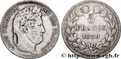5 francs IIe type Domard 1839 Rouen F.324/76