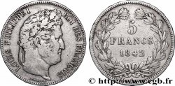 5 francs IIe type Domard 1842 Lille F.324/99