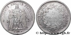 5 francs Hercule, IIe République 1849 Paris F.326/5