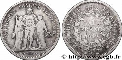 5 francs Hercule, IIe République 1849 Paris F.326/5