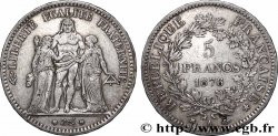 5 francs Hercule 1876 Paris F.334/17