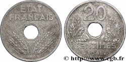 20 centimes État français, lourde 1941  F.153/2