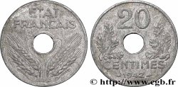 20 centimes État français, lourde 1942  F.153/4