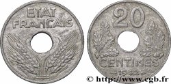 20 centimes État français, lourde 1942  F.153/4